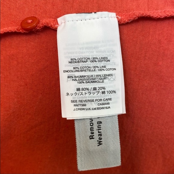 J.Crew Coral Top Sunset Bow Sweetheart - Picture 11 of 14